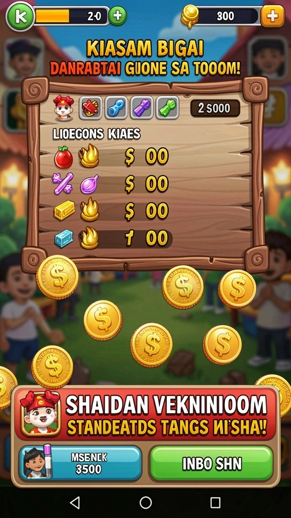 Tantangan yang seru dan beragam di setiap level.