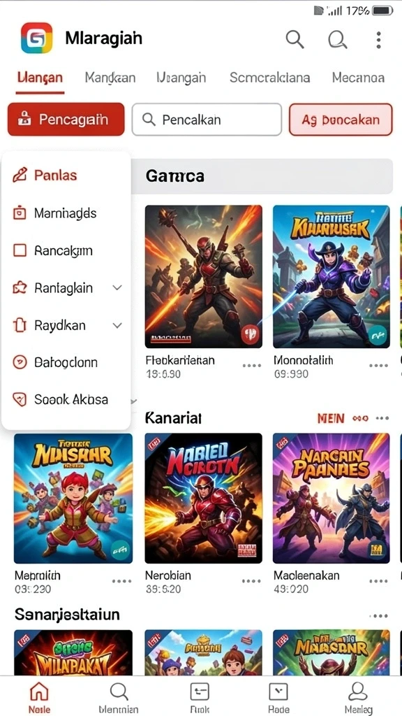 Beragam karakter unik dengan kemampuan berbeda.