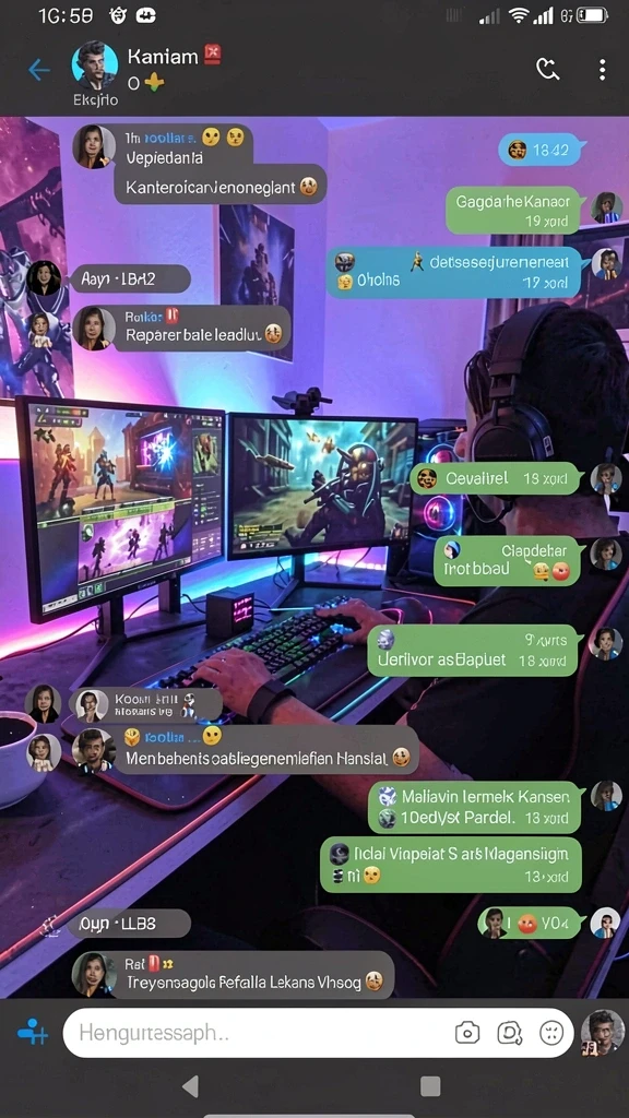 Fitur multiplayer yang memungkinkan pemain bersaing.