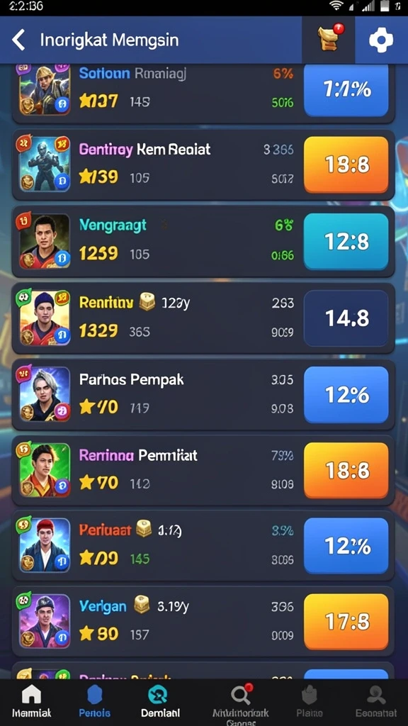 Tampilan awal permainan yang menarik.