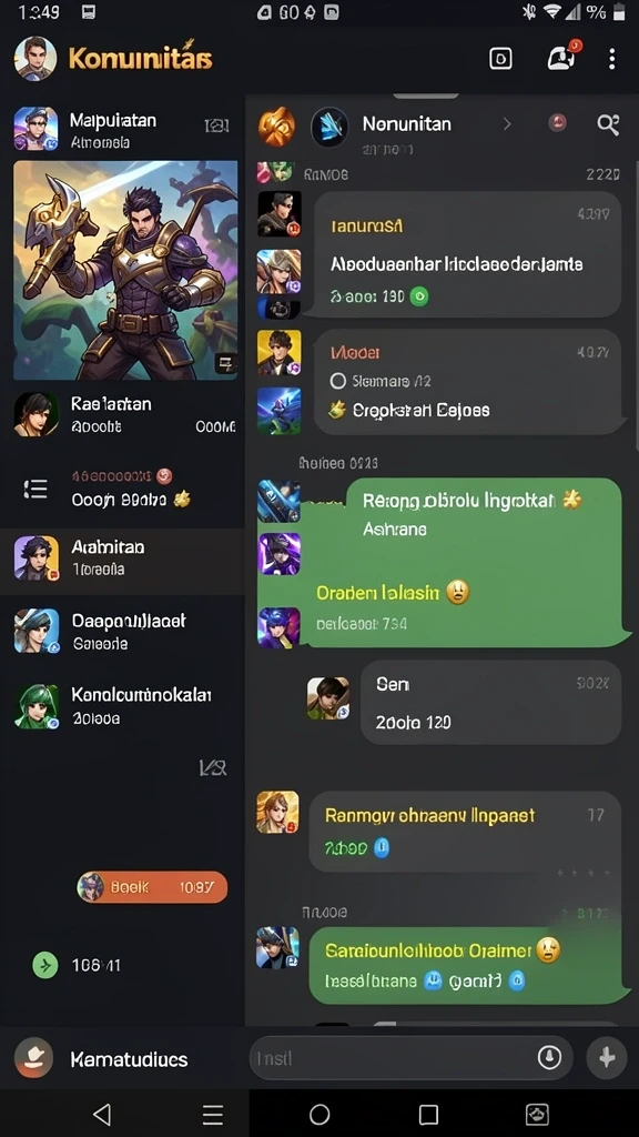 Screenshot menunjukkan antarmuka pengguna yang menarik dan mudah digunakan.