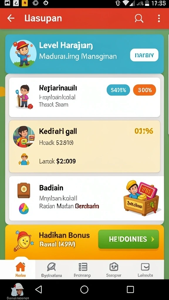 Screenshot menunjukkan fitur interaktif yang baru di GGG888.