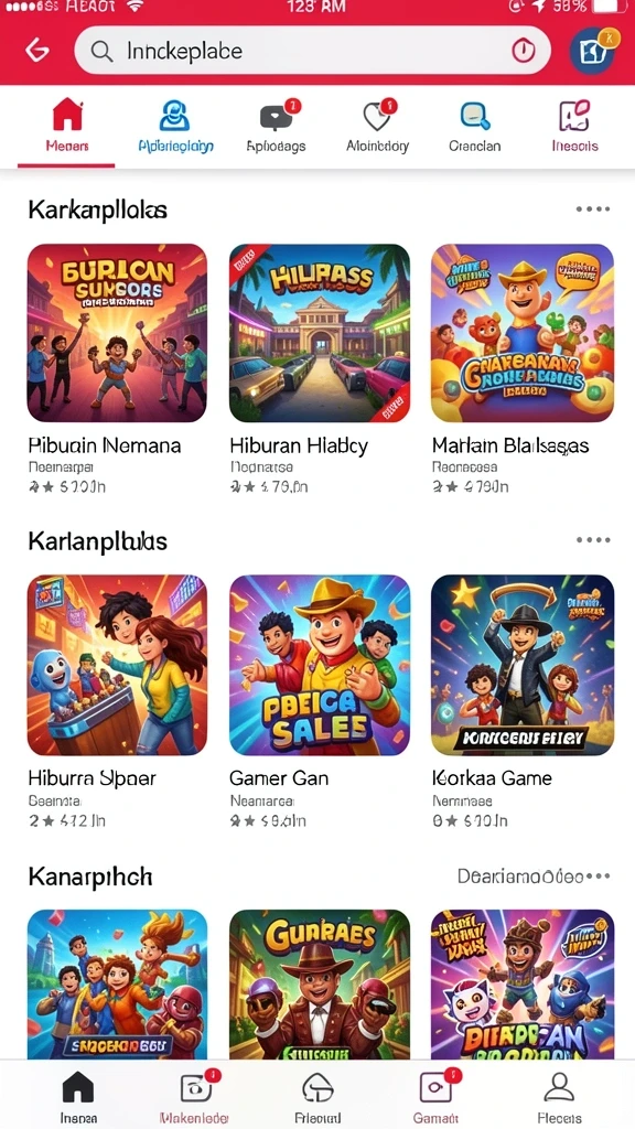 Beragam permainan menarik untuk semua usia di IDNSERU.