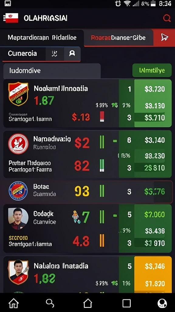 Fitur statistik permainan real-time yang membantu keputusan.