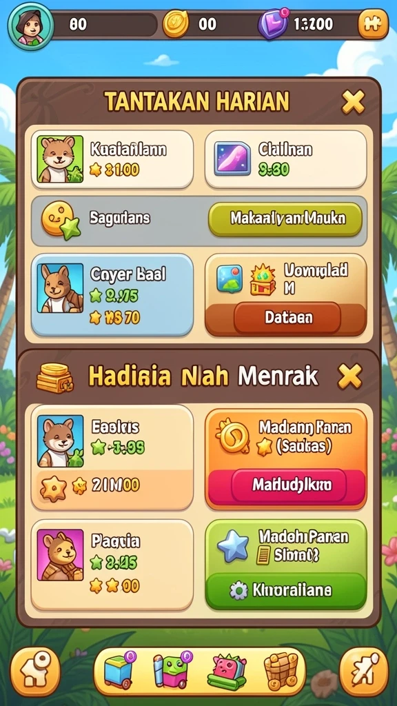 Tampilan layar utama aplikasi JUTAWANBET yang menarik.