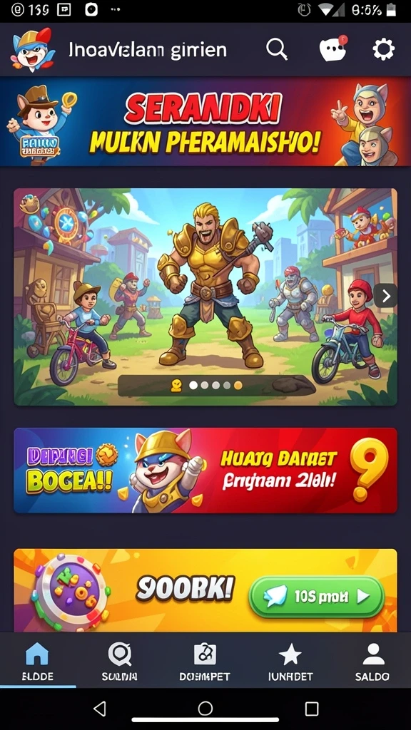 Fitur multiplayer untuk bermain bersama teman.