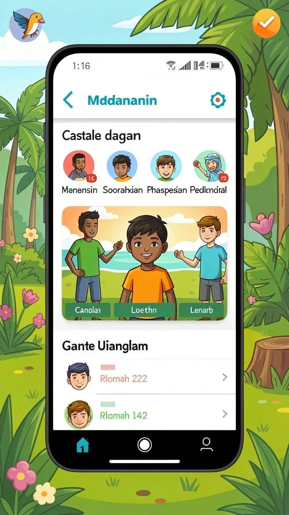Tampilan antarmuka yang menarik dan mudah digunakan.