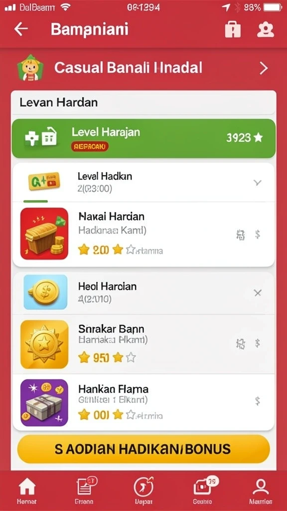Tampilan antarmuka MERAHTOTO yang menarik dan mudah dinavigasi.