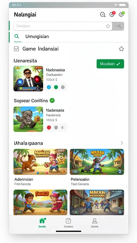 Berbagai jenis permainan judi dalam satu aplikasi.