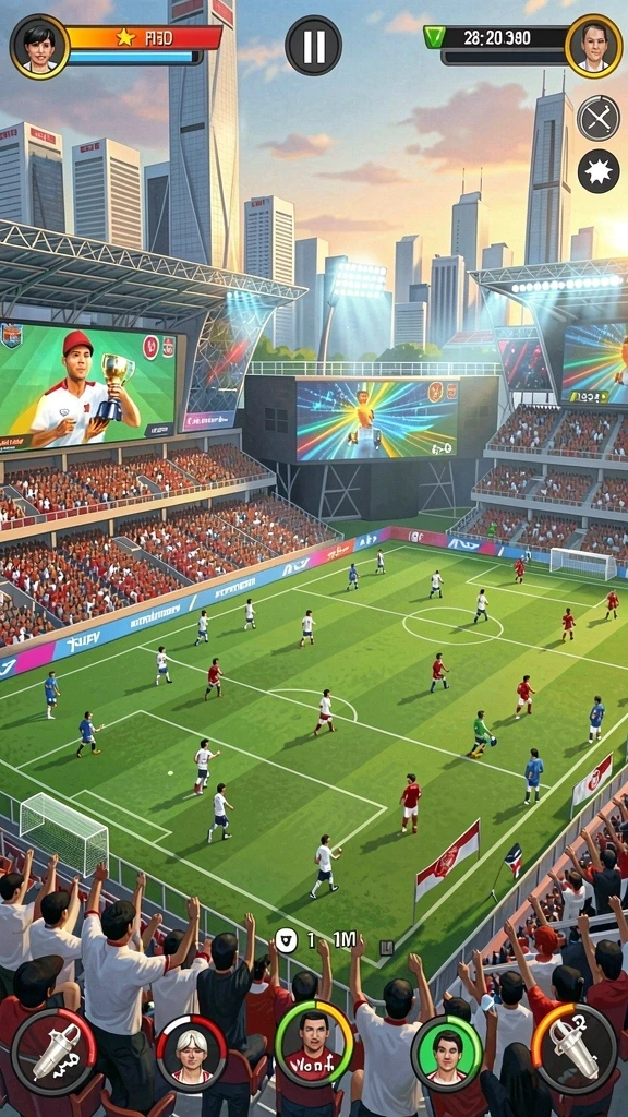 Mode multiplayer yang mendebarkan untuk bersaing dengan teman.