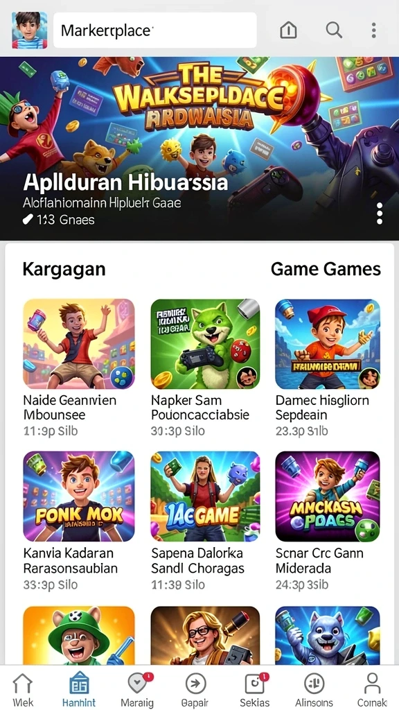 Beragam pilihan permainan yang seru dan menarik.