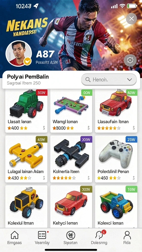 Antarmuka pengguna yang intuitif dan mudah digunakan.