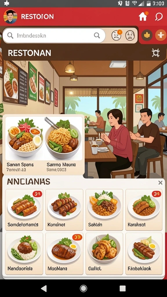 Screenshot menunjukkan berbagai pilihan permainan yang tersedia.