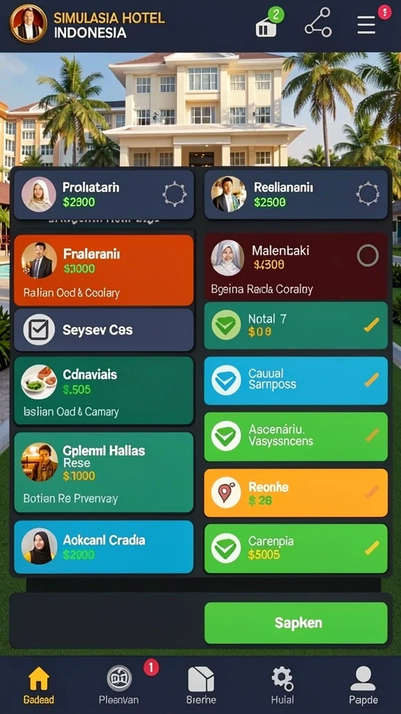 Tampilan awal game dengan grafik menakjubkan.