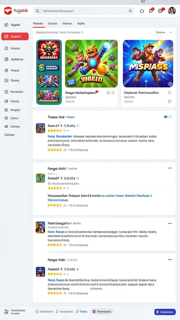 Tampilan menarik dari karakter utama dalam game.