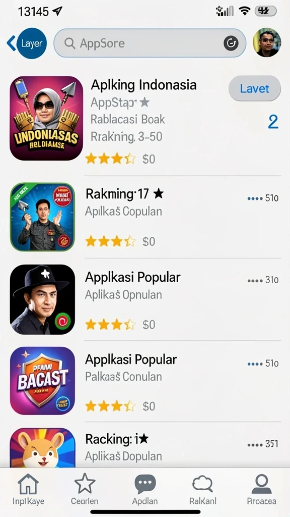 Tampilan antarmuka yang intuitif dan ramah pengguna.