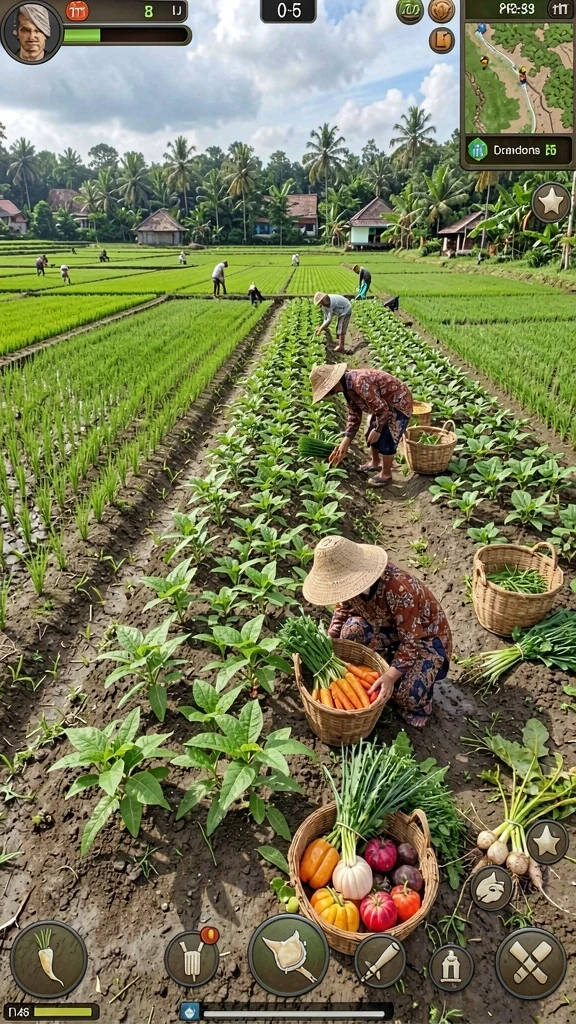 Tantangan menarik di setiap level permainan.