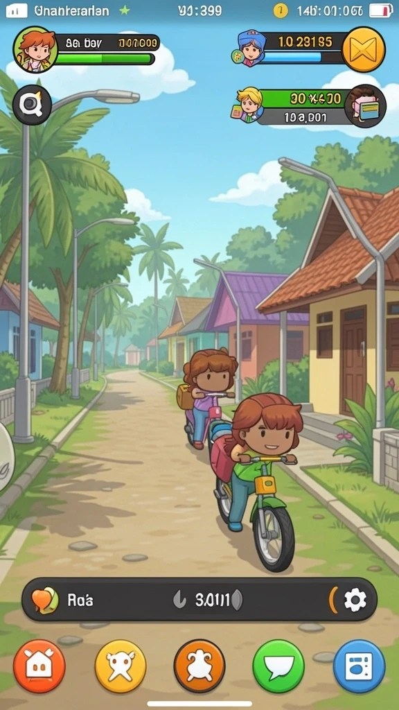 Menggambarkan karakter-karakter unik dalam game.