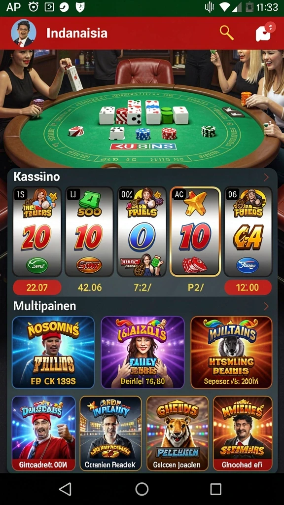 Beberapa pilihan permainan slot dengan tema beragam.